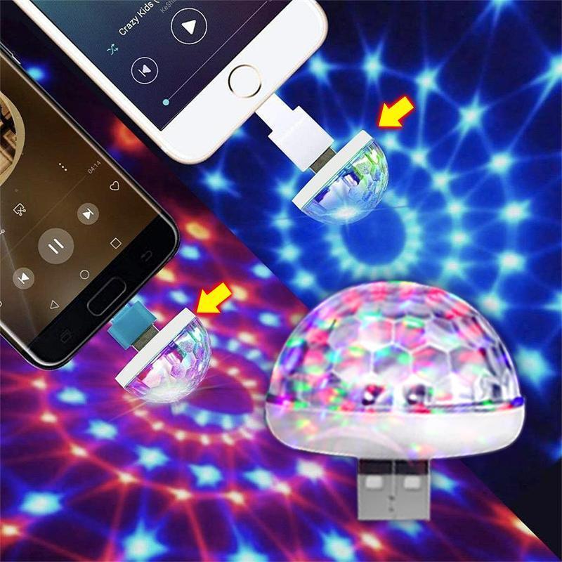 Discokugel,Partylicht EBXYA USB Mini Discolicht mit Drahtlose
